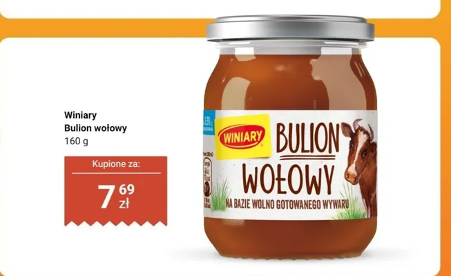 Bulion wołowy Winiary promocja w Biedronka