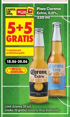 Piwo Corona Extra promocja w Biedronka