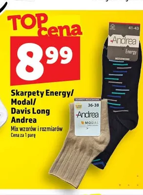 Skarpety Energy Andrea promocja w TOPAZ