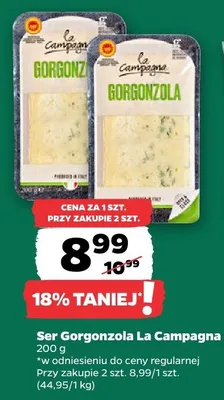 Ser Gorgonzola promocja w Netto