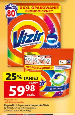 Proszek do prania Vizir promocja w Auchan