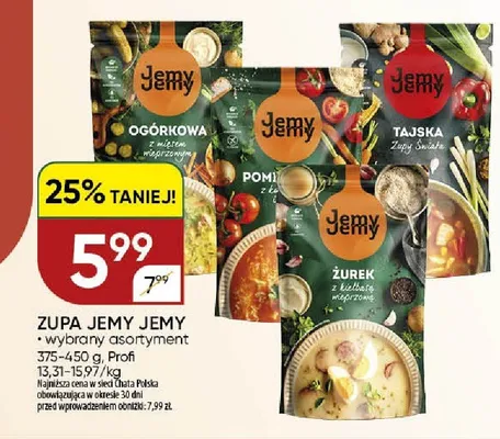 Zupa Jemy Jemy ogórkowa promocja w Chata Polska