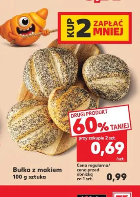 Bułka z makiem promocja w Kaufland