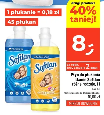 Płyn do płukania tkanin różne rodzaje promocja w Dealz
