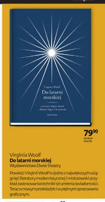 Książka Virginia Woolf Do latarni morskiej promocja w Empik