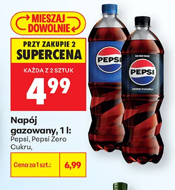 Napój gazowany Pepsi Zero Cukru promocja w Biedronka