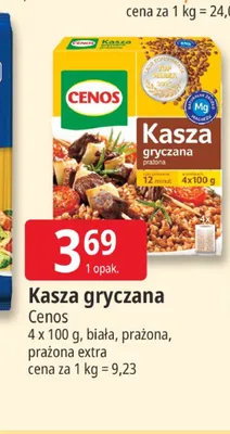 Kasza gryczana Cenos promocja w Leclerc