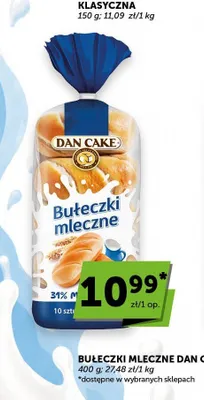 Bułeczki mleczne Dan Cake promocja w Groszek