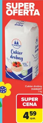 Cukier drobny promocja w Carrefour