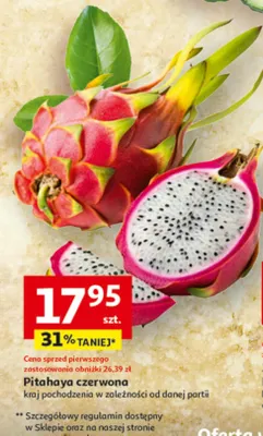 Pitahaya czerwona promocja w Auchan