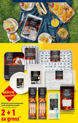Tacki aluminiowe do grillowania Grill & Fun 6szt promocja w Lidl
