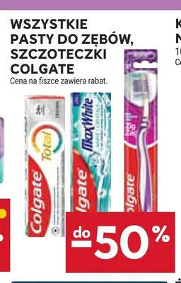 Pasty do zębów, szczoteczki Colgate promocja w Stokrotka