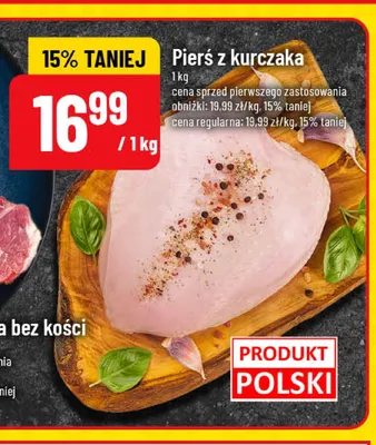 Pierś z kurczaka promocja w POLOmarket