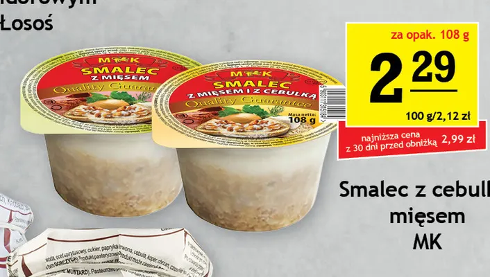 Smalec z mięsem MK promocja w Gram Market