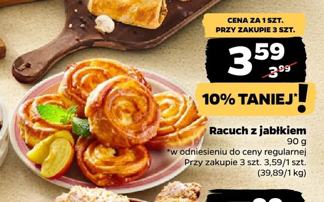 Racuch z jabłkiem promocja w Netto