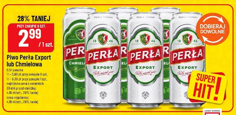 Piwo Perła Export promocja w POLOmarket