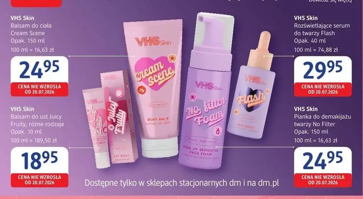Balsam do ust Juicy Fruity VHS Skin promocja w Drogerie DM