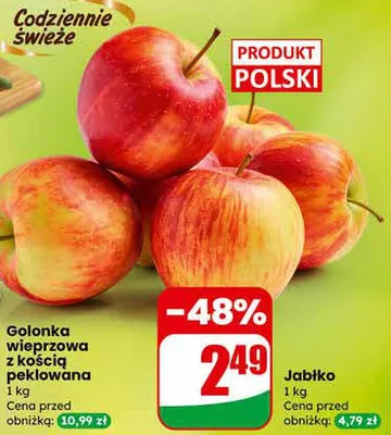 Golonka wieprzowa z kością peklowana promocja w Dino