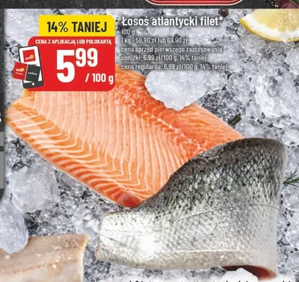 Łosoś atlantycki filet promocja w POLOmarket