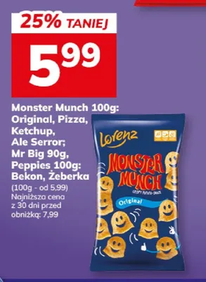 Monster Munch, Peppies promocja w Hitpol