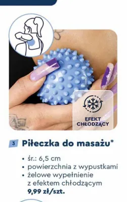 Piłeczka do masażu z wypustkami Spokey promocja w Biedronka