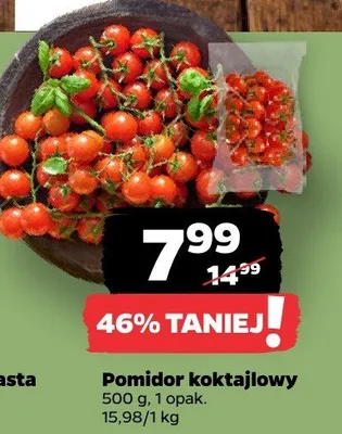 Pomidor koktajlowy 500 g promocja w Netto