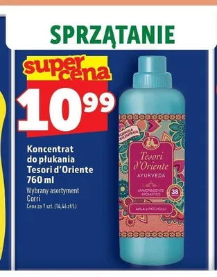 Koncentrat do płukania tkanin Tesori d'Oriente Ayurveda promocja w TOPAZ