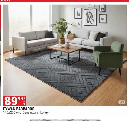 Dywan Barbados 140x200 cm promocja w Merkury Market