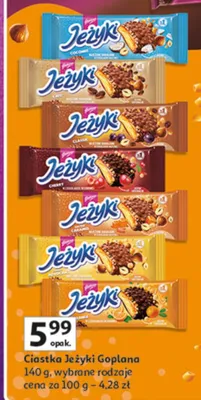 Ciastka Jeżyki promocja w Auchan