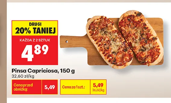 Pinsa Capriciosa promocja w Biedronka