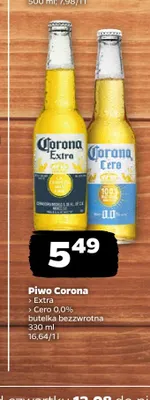 Piwo bezalkoholowe Corona Cero promocja w Netto