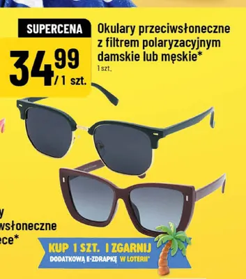 Okulary przeciwsłoneczne z filtrem polaryzacyjnym męskie promocja w POLOmarket