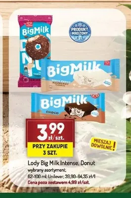 Lody Big Milk Intense Choco promocja w Avita