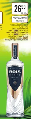 Wódka Bols Marine promocja w Dino
