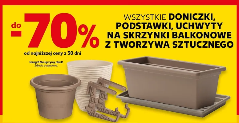 Skrzynka balkonowa z podstawką z tworzywa sztucznego promocja w Kaufland