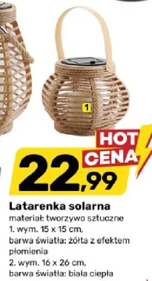 Latarenka solarna promocja w Bricomarche