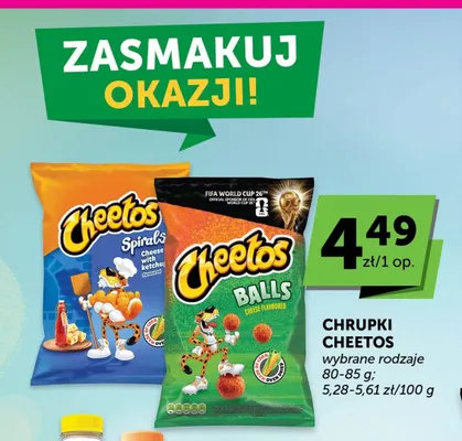 Chrupki Cheetos promocja w Groszek