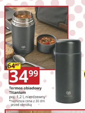 Termos obiadowy Titanium 1,2 l nierdzewny Karl Hausmann promocja w Prymus AGD