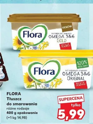 Tłuszcz do smarowania Flora Original promocja w Kaufland