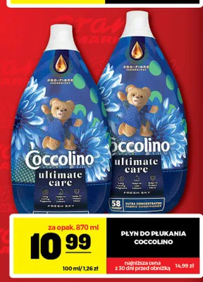 Płyn do płukania Coccolino Ultimate Care Fresh Sky promocja w Gram Market