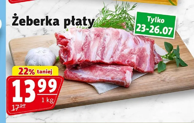 Żeberka płaty promocja w Prim Market