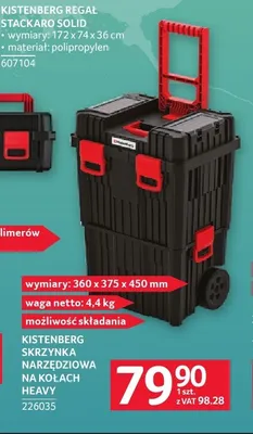 Skrzynka narzędziowa na kołach Kistenberg Heavy promocja w Selgros