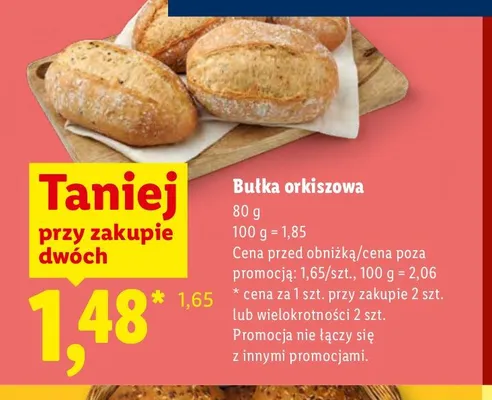 Bułka orkiszowa promocja w Lidl