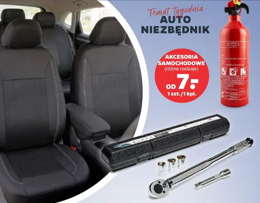 Akcesoria samochodowe (różne rodzaje) promocja w Netto