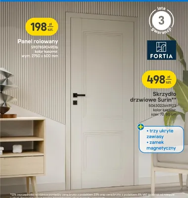 Skrzydło drzwiowe Surin promocja w Castorama