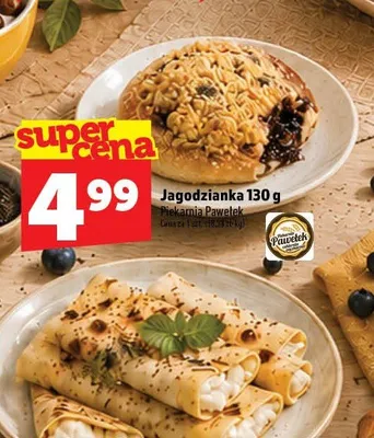 Jagodzianka Piekarnia Pawełek promocja w TOPAZ