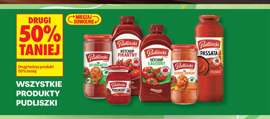 Produkty Pudliszki promocja w Biedronka