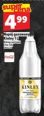 Napój gazowany Kinley 1 l promocja w TOPAZ