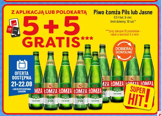 Piwo Łomża promocja w POLOmarket