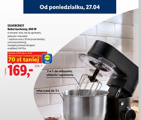 Robot kuchenny 600W promocja w Lidl